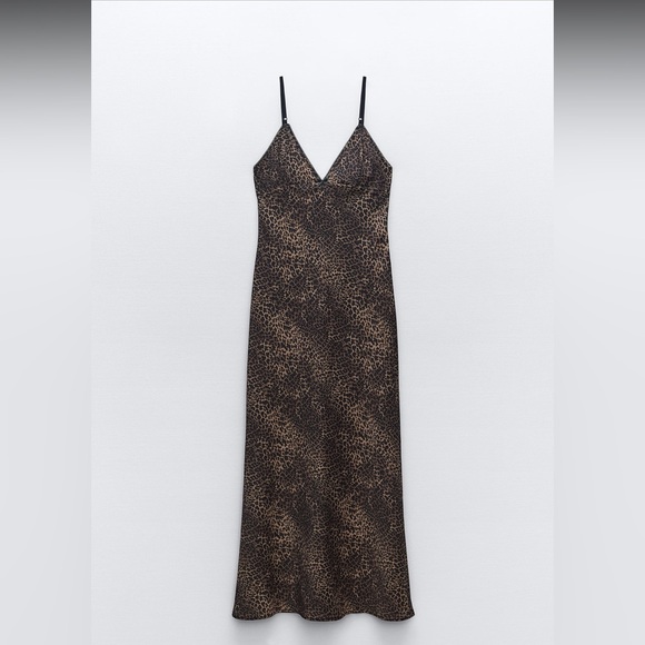 New Zara dress leopaord print - Picture 1 of 1
